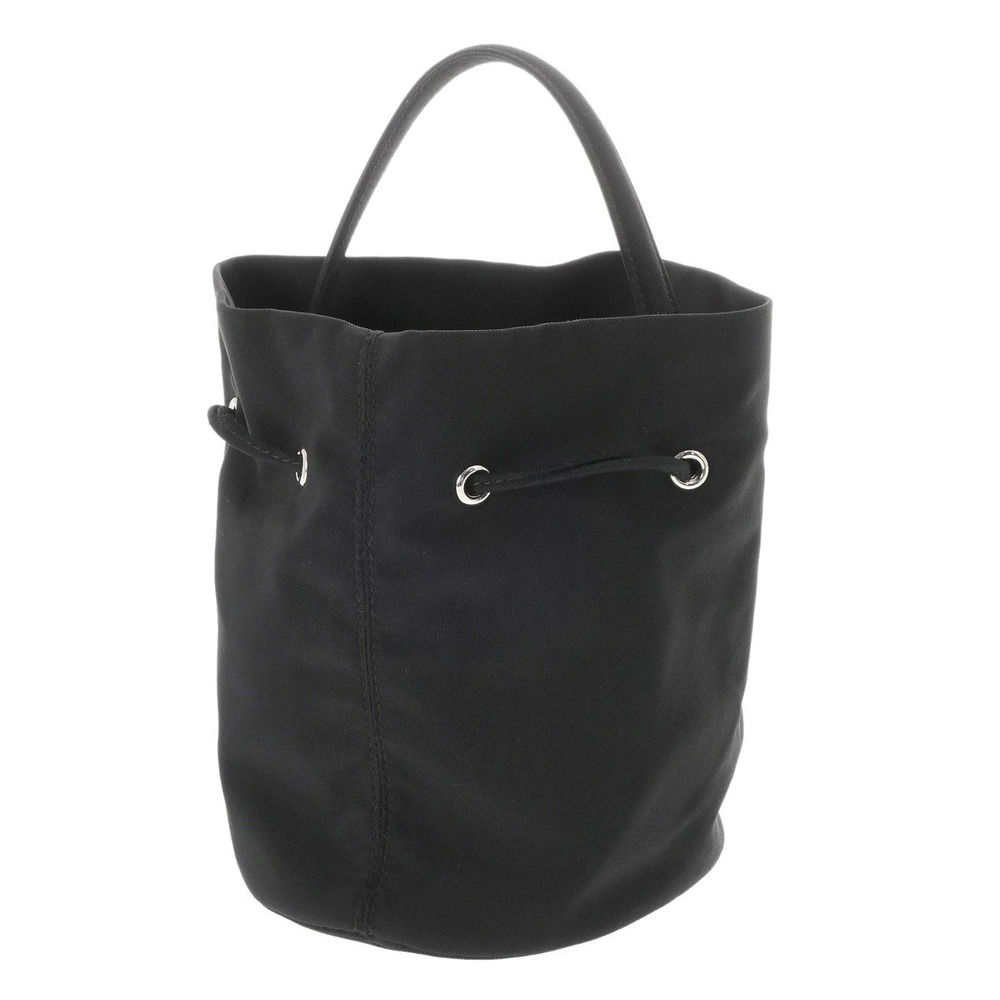 Balenciaga Black Drawstring Bag Shoulder Wheel Black